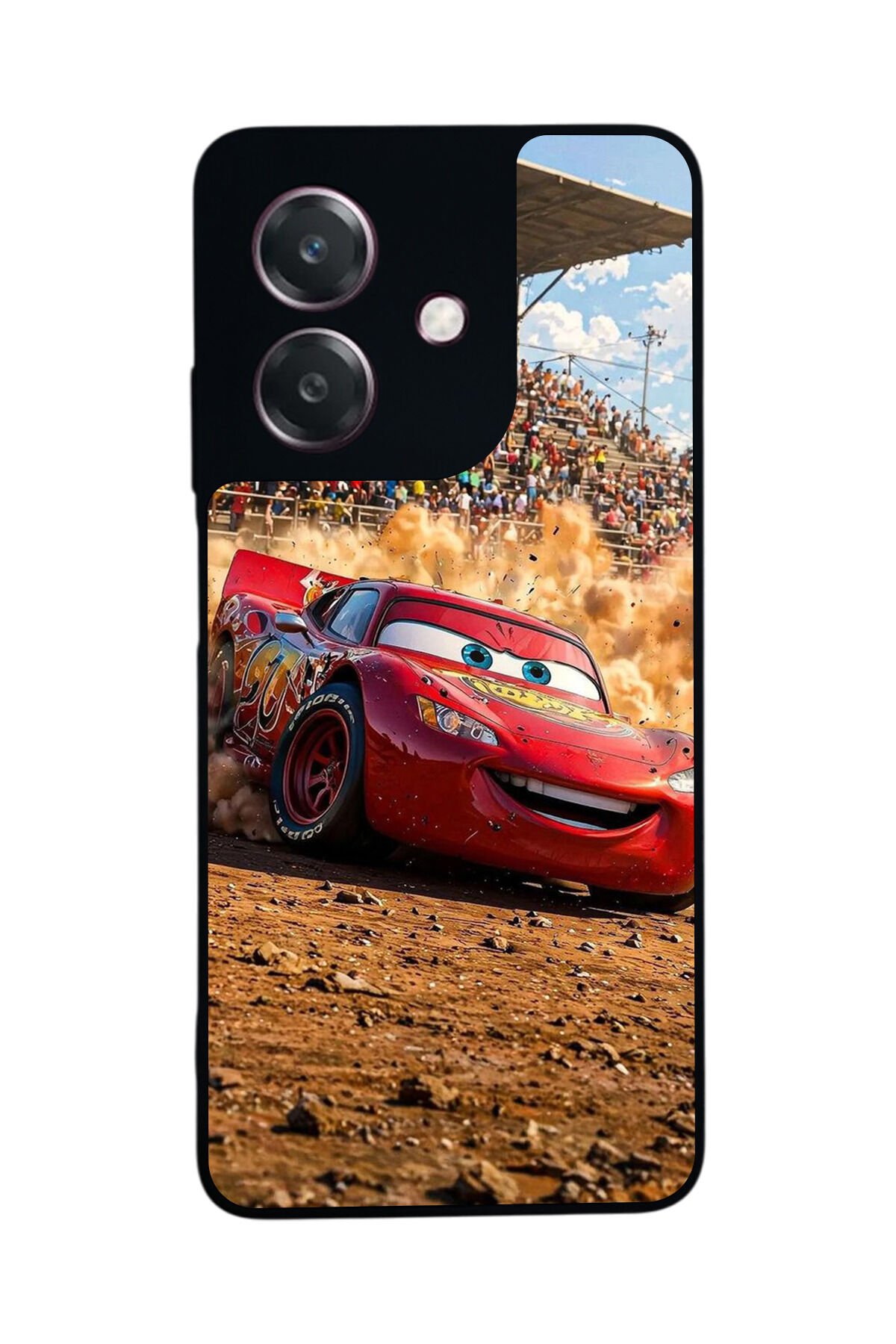 Oppo A3 5G Uyumlu Şimsek McQueen Tasarımlı Glossy Premium Kılıf