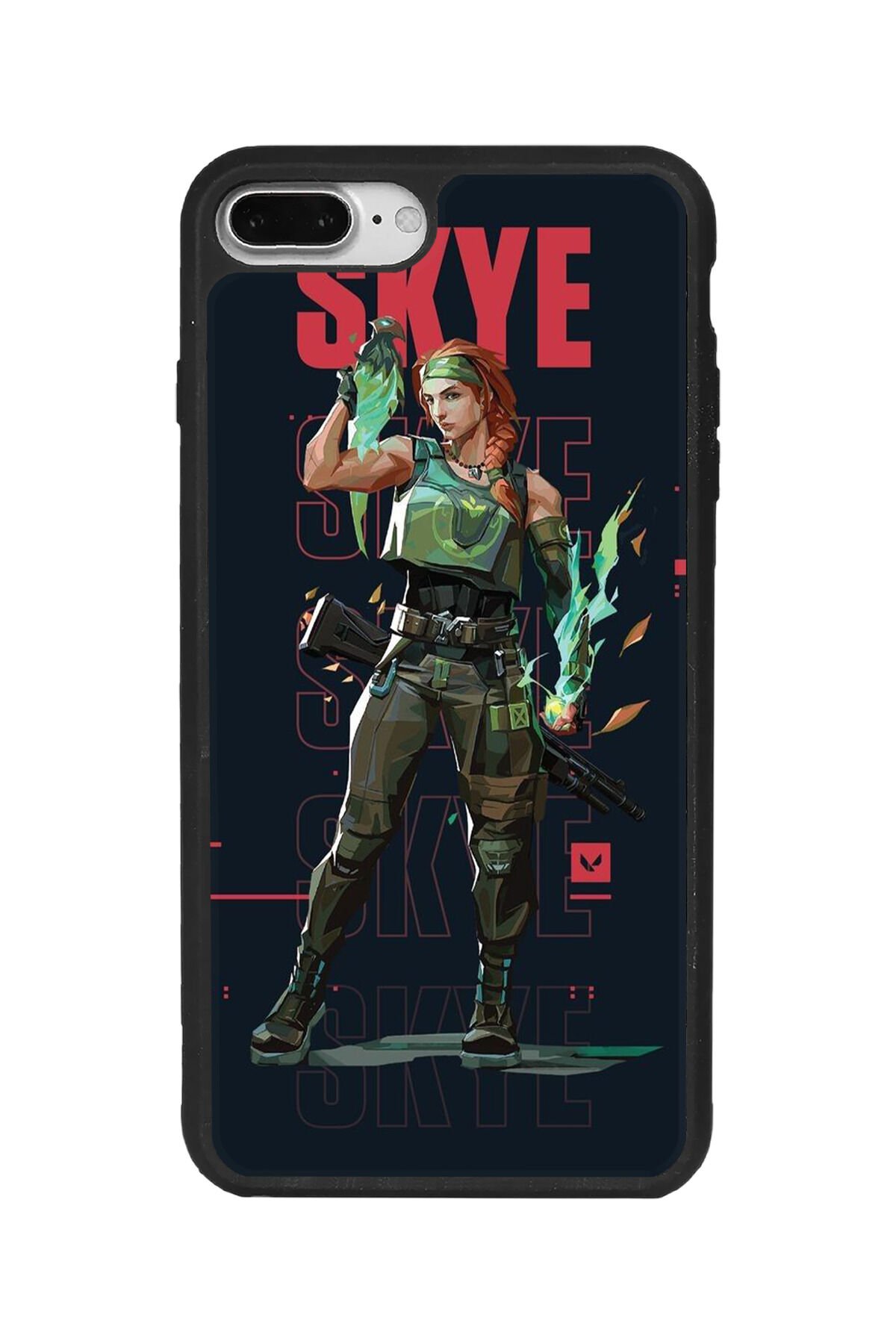 Apple iPhone 7 Plus Siyah Silikon Kılıf Çiziklere ve Darbelere Karşı Koruma