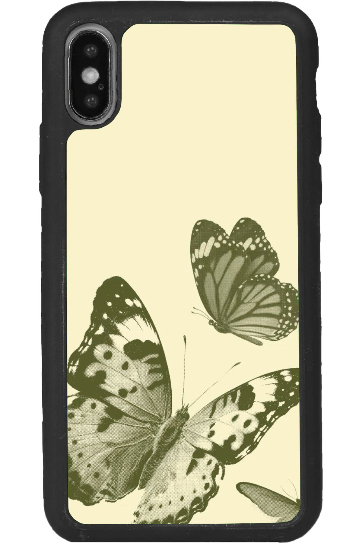 iPhone XS Max Uyumlu Mat Siyah uyumlu Kılıf – Yumuşak Silikon, Koruyucu, Şok Emici Kapak