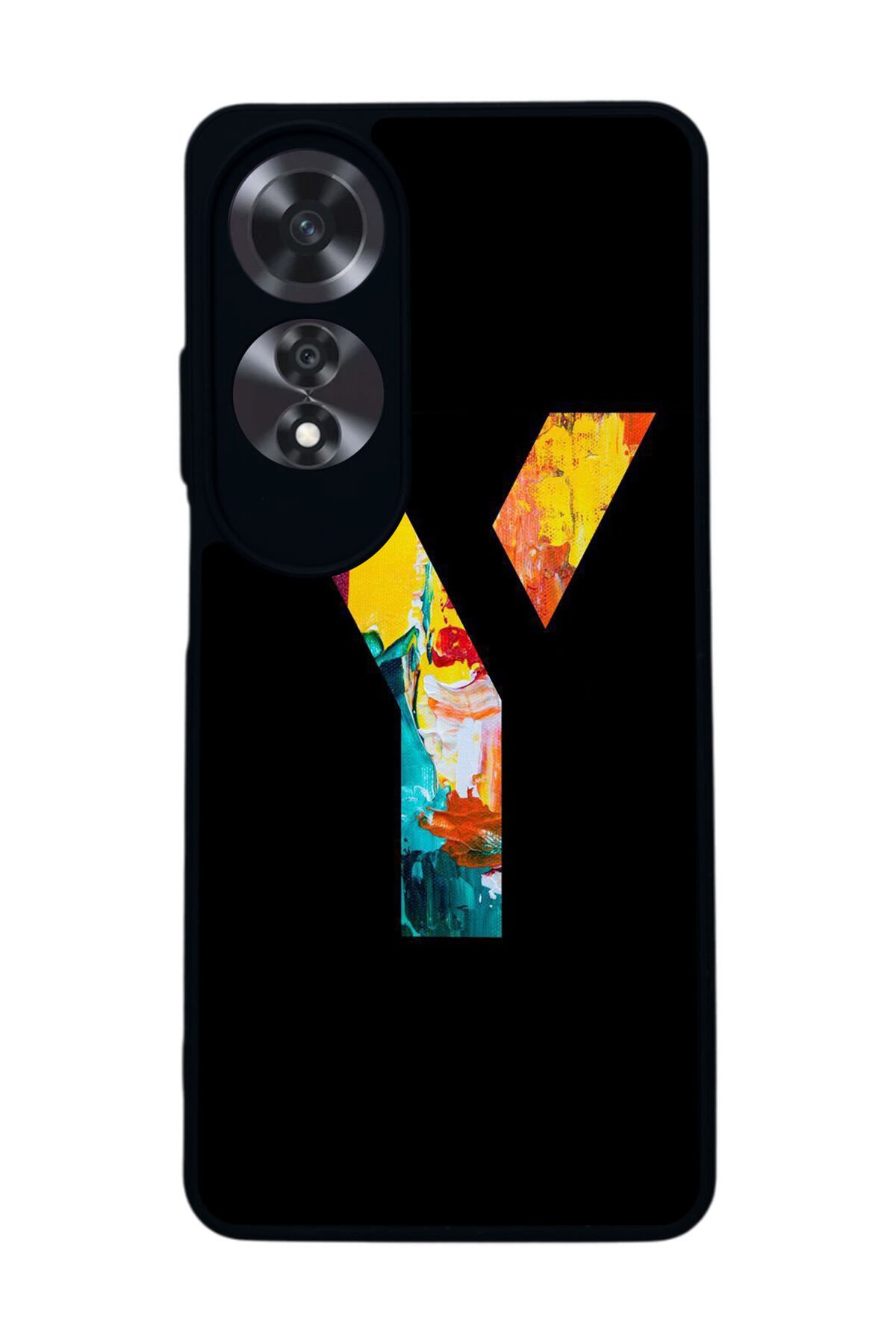 Oppo A60 Mat Siyah uyumlu Kılıf – Yumuşak Silikon, Koruyucu, Şok Emici Kapak