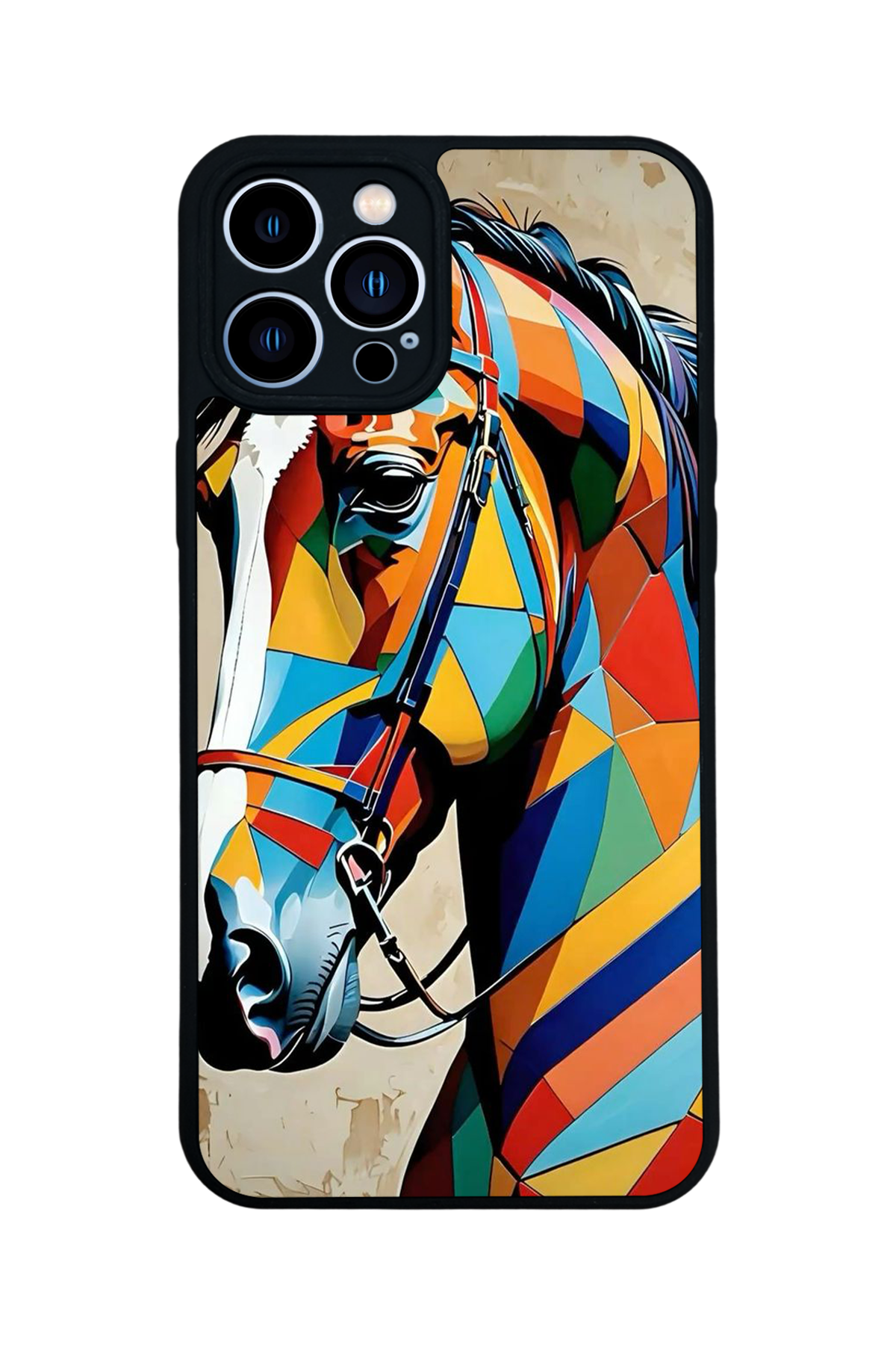 iPhone 12 Pro Max Uyumlu At Horse Tasarımlı Glossy Premium Kılıf