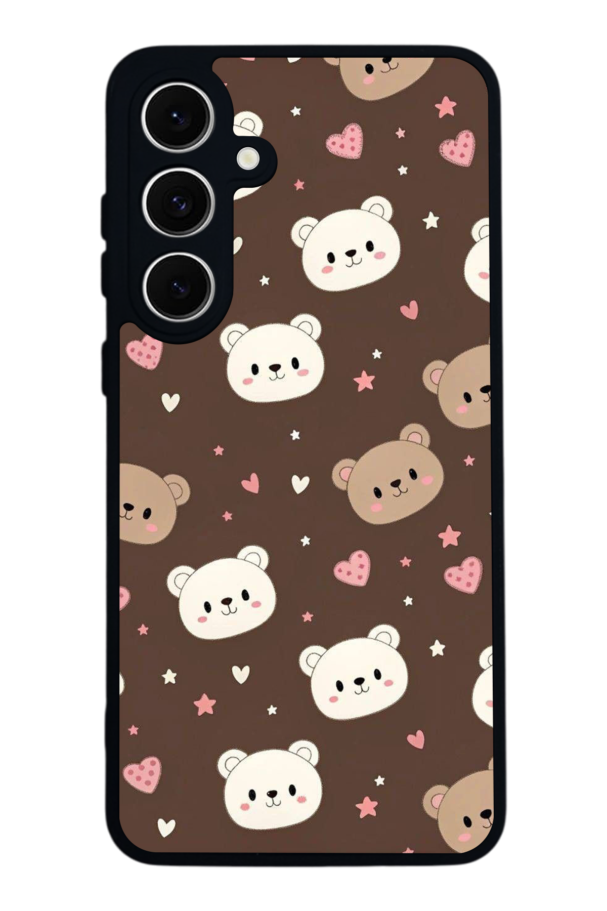 Samsung Galaxy A16 Uyumlu Ayı Tasarımlı Glossy Premium Kılıf