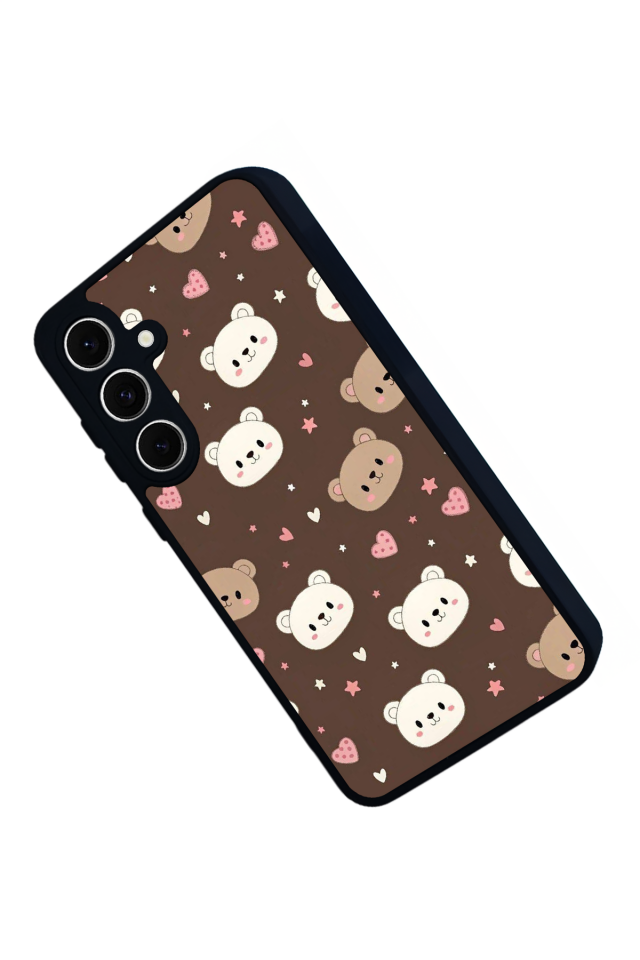 Samsung Galaxy A16 Uyumlu Ayı Tasarımlı Glossy Premium Kılıf