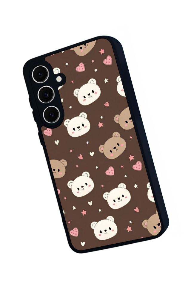 Samsung Galaxy A16 Uyumlu Ayı Tasarımlı Glossy Premium Kılıf