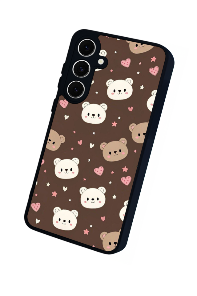 Samsung Galaxy A16 Uyumlu Ayı Tasarımlı Glossy Premium Kılıf