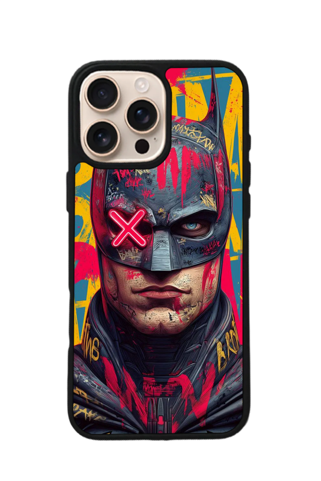 iPhone 15 Pro Uyumlu Batman Tasarımlı Glossy Premium Kılıf