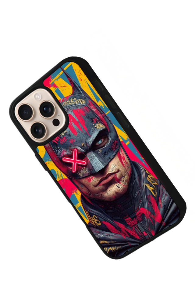 iPhone 15 Pro Uyumlu Batman Tasarımlı Glossy Premium Kılıf