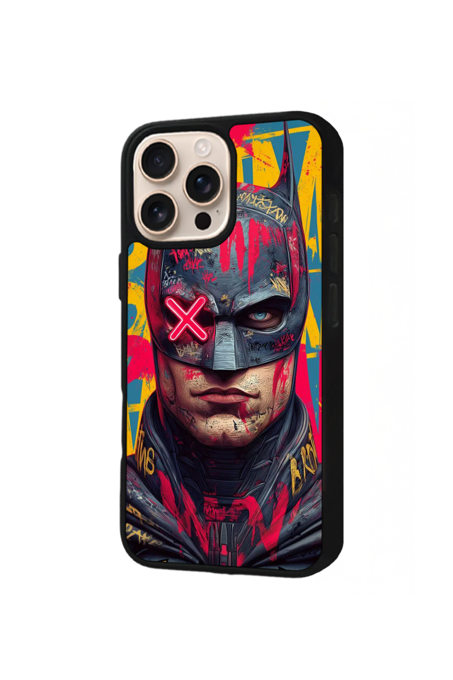 iPhone 15 Pro Uyumlu Batman Tasarımlı Glossy Premium Kılıf
