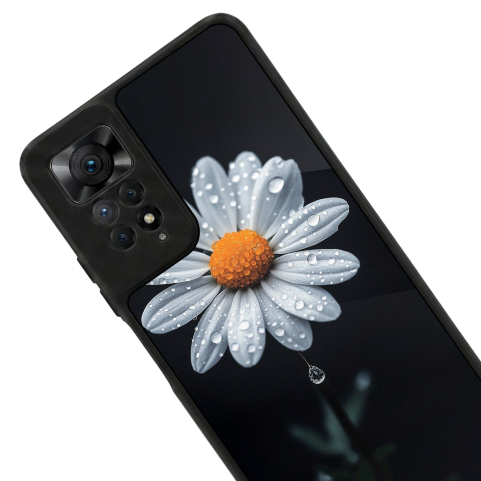 Xiaomi Redmi Note 12 Pro Uyumlu Cicek Tasarımlı Glossy Premium Kılıf