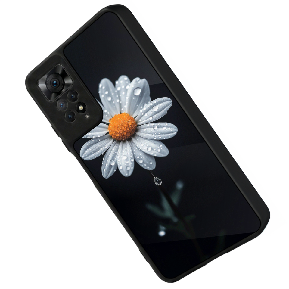 Xiaomi Redmi Note 12 Pro Uyumlu Cicek Tasarımlı Glossy Premium Kılıf