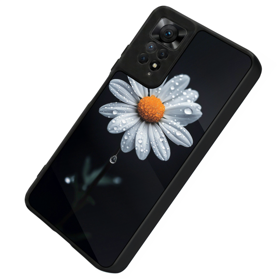 Xiaomi Redmi Note 12 Pro Uyumlu Cicek Tasarımlı Glossy Premium Kılıf