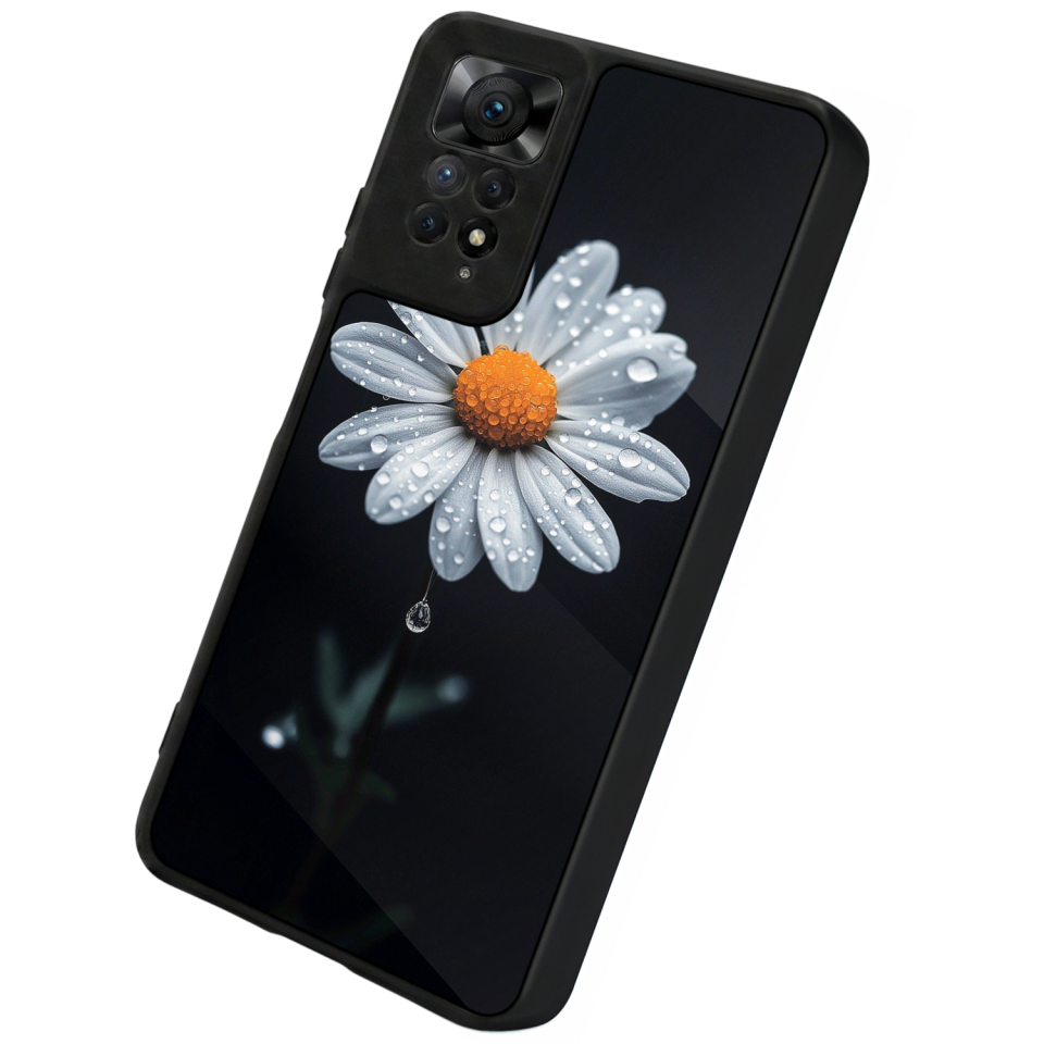 Xiaomi Redmi Note 12 Pro Uyumlu Cicek Tasarımlı Glossy Premium Kılıf