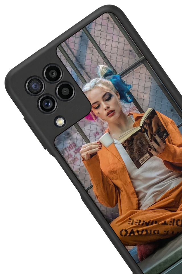Samsung Galaxy M32 Uyumlu HarleyQueen Tasarımlı Glossy Premium Kılıf