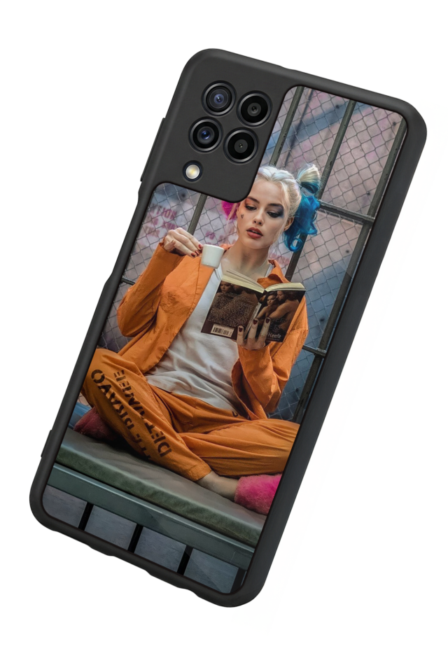 Samsung Galaxy M32 Uyumlu HarleyQueen Tasarımlı Glossy Premium Kılıf