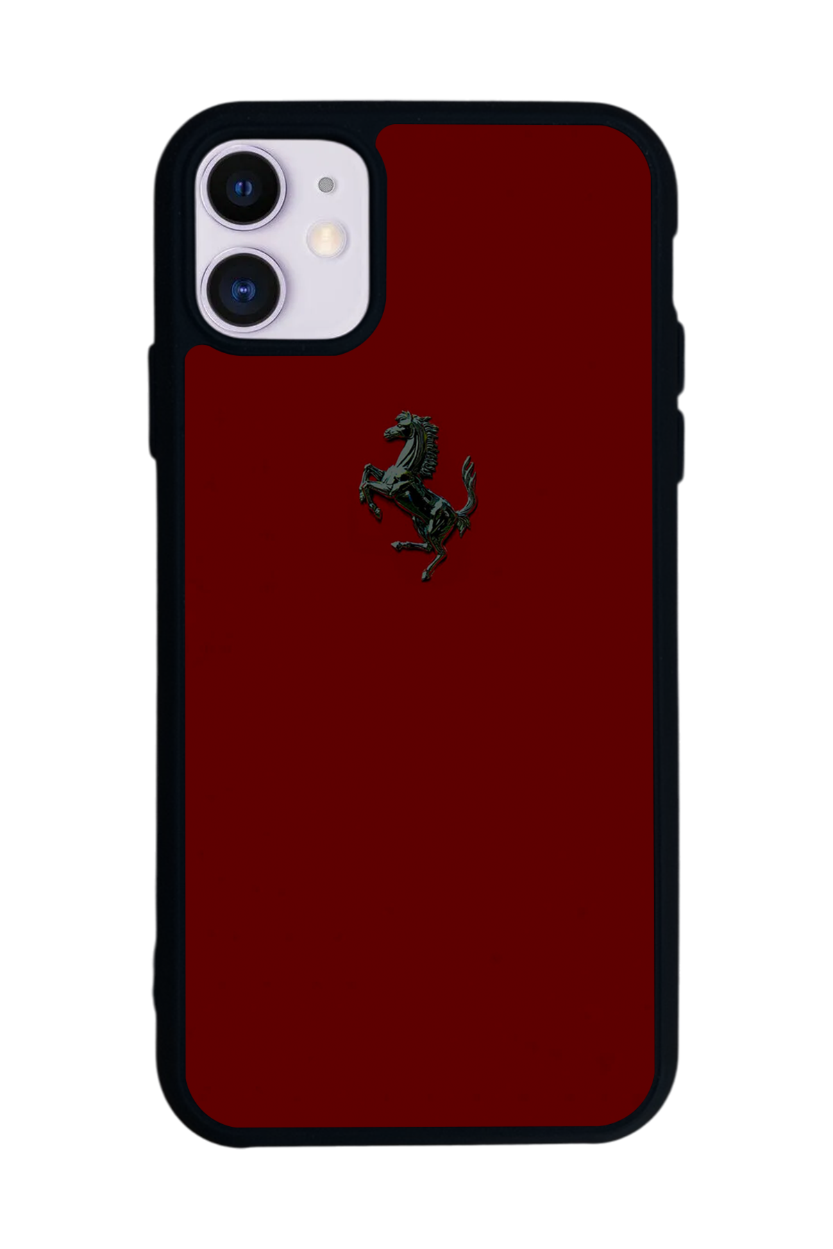 iPhone 11 Uyumlu Kirmizi Tasarımlı Glossy Premium Kılıf