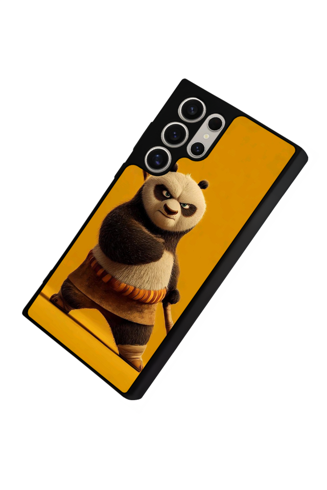 Samsung Galaxy S24 Ultra Uyumlu Kung Fu Panda Tasarımlı Glossy Premium Kılıf