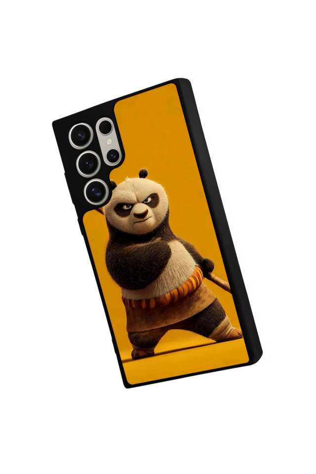 Samsung Galaxy S24 Ultra Uyumlu Kung Fu Panda Tasarımlı Glossy Premium Kılıf