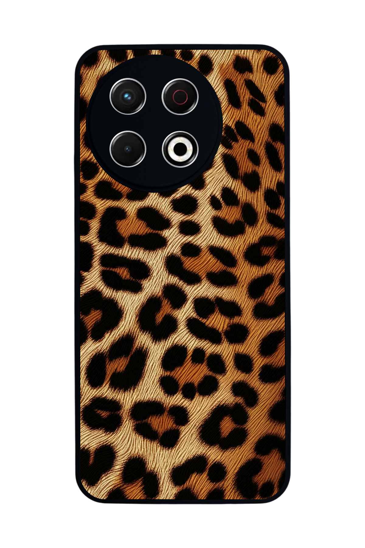 Tecno Spark 30 Pro Uyumlu Leopar Tasarımlı Glossy Premium Kılıf