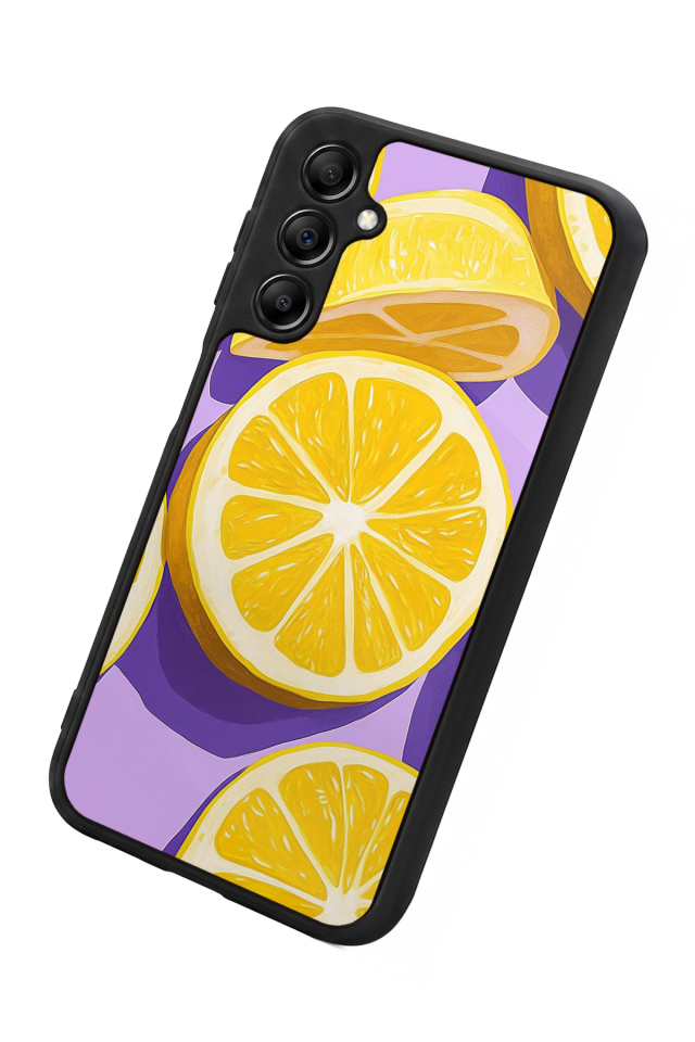 Samsung Galaxy A14 Uyumlu Limon Tasarımlı Glossy Premium Kılıf