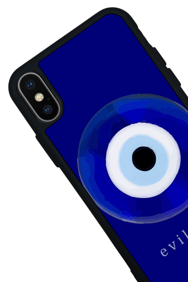 iPhone XS Max Uyumlu Nazar Tasarımlı Glossy Premium Kılıf