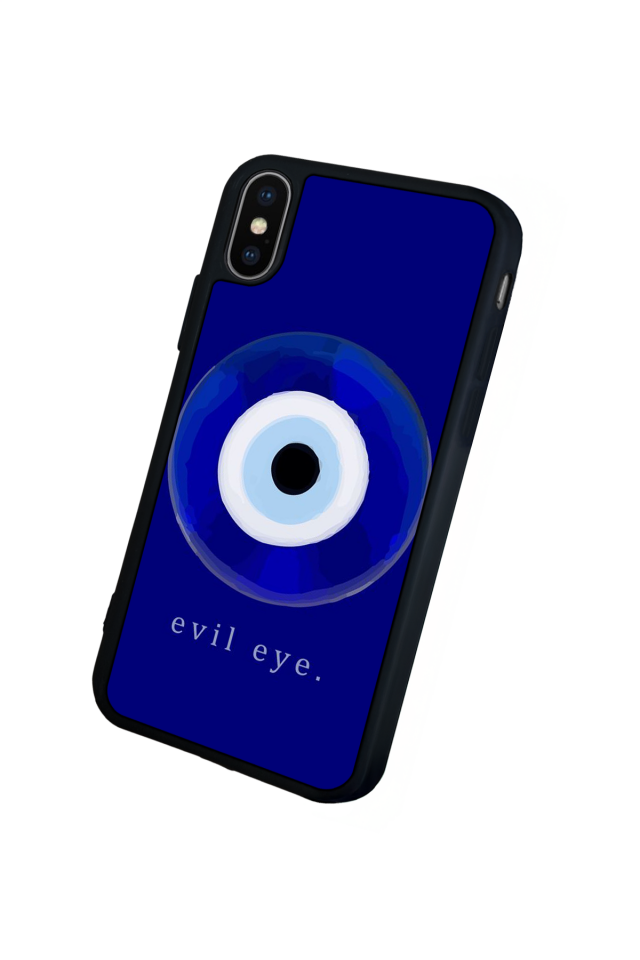 iPhone XS Max Uyumlu Nazar Tasarımlı Glossy Premium Kılıf