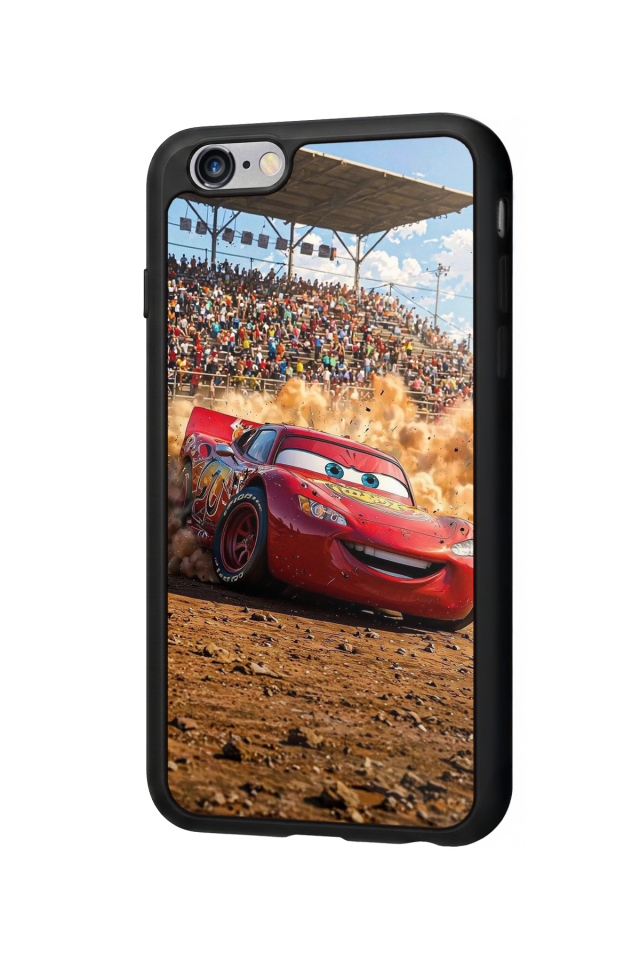 iPhone 6 Plus Uyumlu Şimsek McQueen Tasarımlı Glossy Premium Kılıf