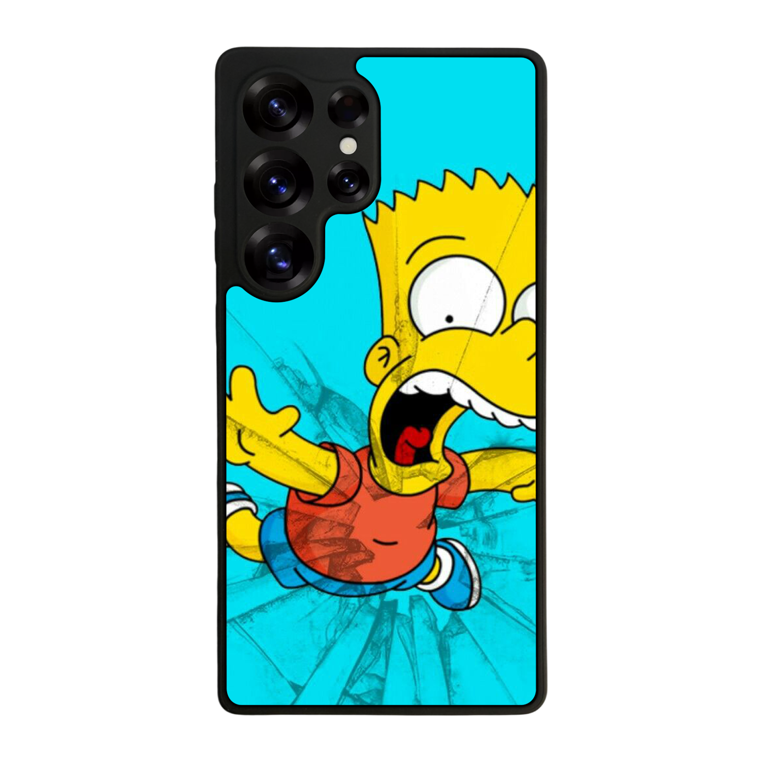 Samsung Galaxy S25 Ultra Uyumlu The Simpsons Tasarımlı Glossy Premium Kılıf