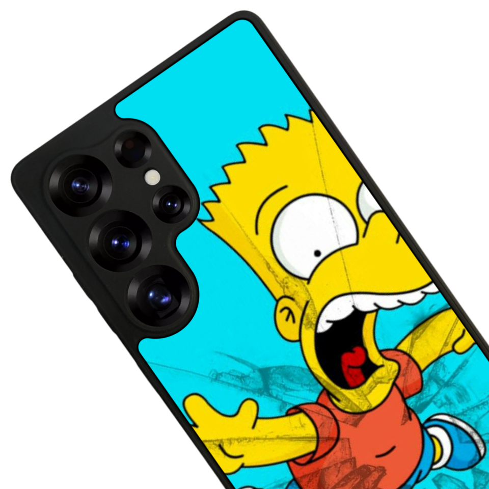 Samsung Galaxy S25 Ultra Uyumlu The Simpsons Tasarımlı Glossy Premium Kılıf