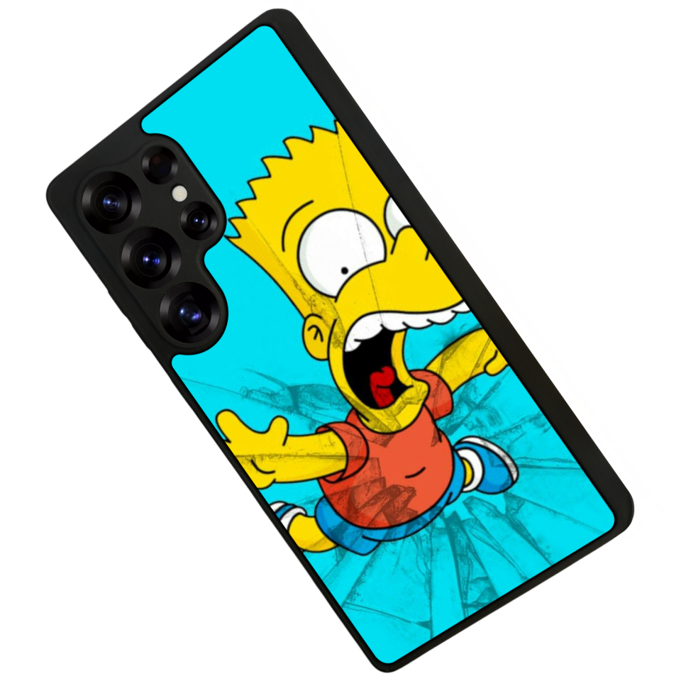 Samsung Galaxy S25 Ultra Uyumlu The Simpsons Tasarımlı Glossy Premium Kılıf