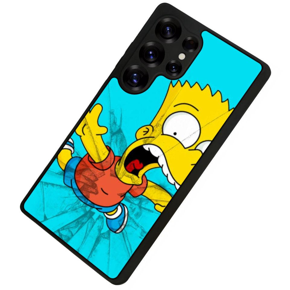 Samsung Galaxy S25 Ultra Uyumlu The Simpsons Tasarımlı Glossy Premium Kılıf
