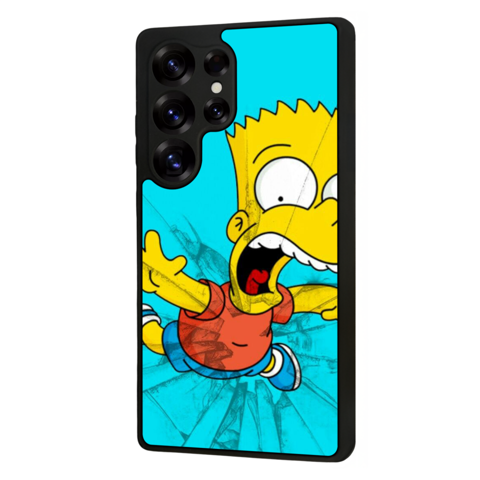 Samsung Galaxy S25 Ultra Uyumlu The Simpsons Tasarımlı Glossy Premium Kılıf