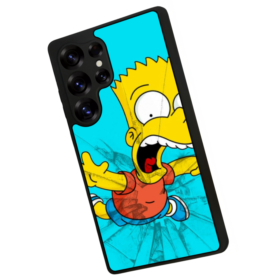Samsung Galaxy S25 Ultra Uyumlu The Simpsons Tasarımlı Glossy Premium Kılıf
