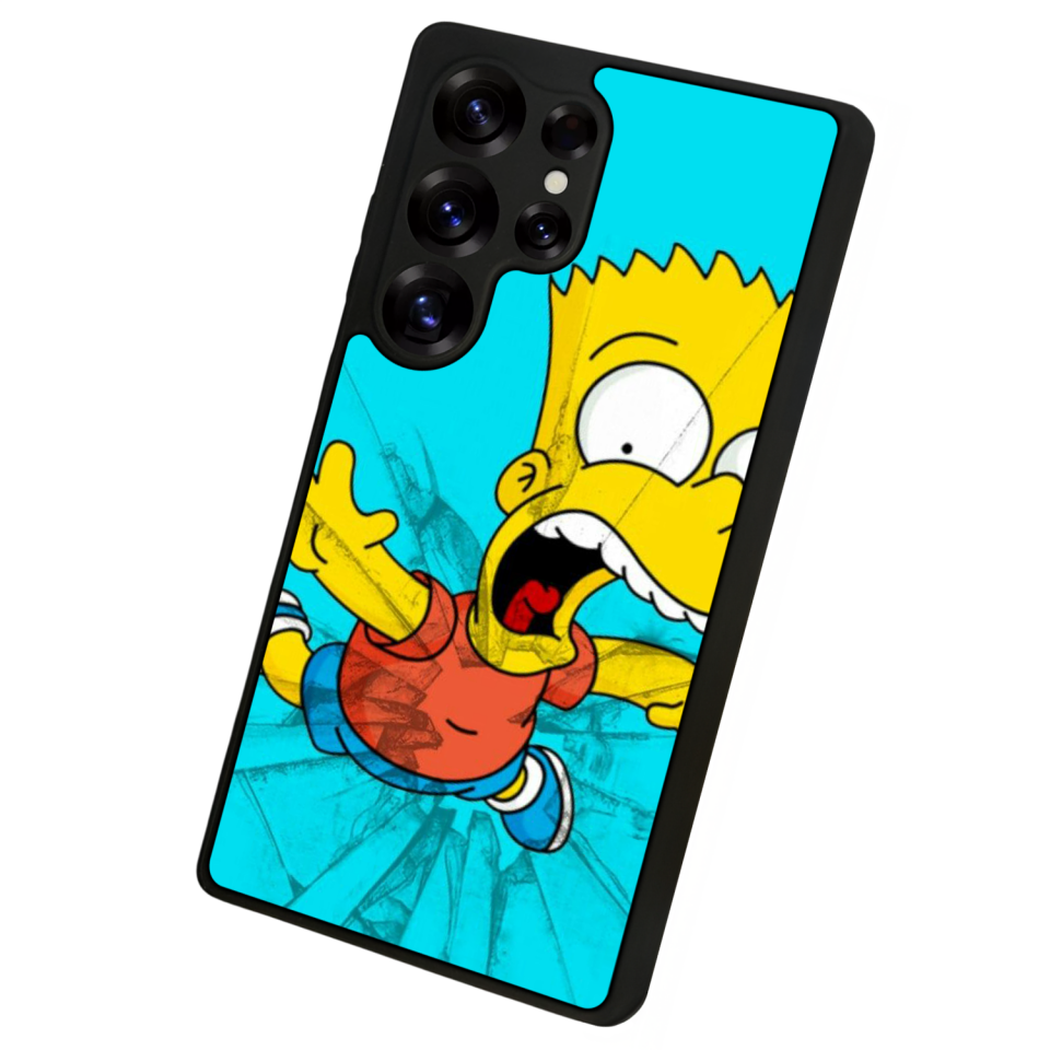 Samsung Galaxy S25 Ultra Uyumlu The Simpsons Tasarımlı Glossy Premium Kılıf