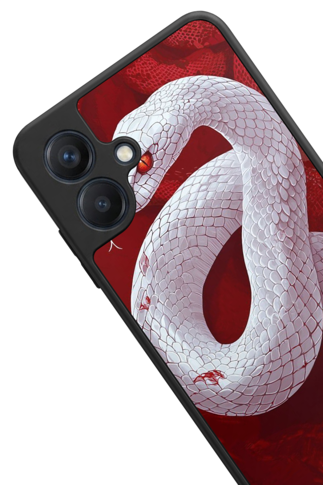 Samsung Galaxy A07 Uyumlu Yılan Tasarımlı Glossy Premium Kılıf