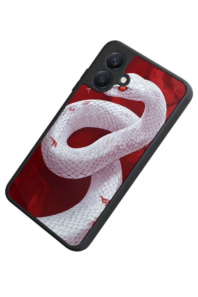 Samsung Galaxy A07 Uyumlu Yılan Tasarımlı Glossy Premium Kılıf