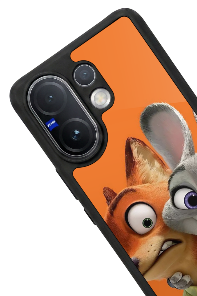 Vivo V60 Uyumlu Zootropolis Tasarımlı Glossy Premium Kılıf