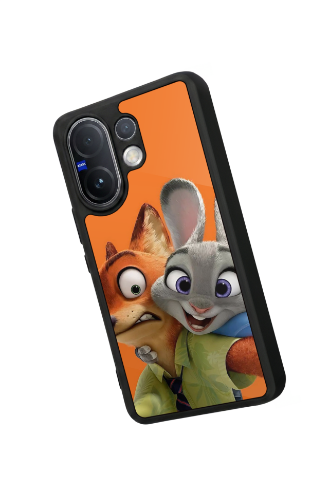 Vivo V60 Uyumlu Zootropolis Tasarımlı Glossy Premium Kılıf