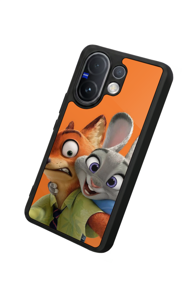 Vivo V60 Uyumlu Zootropolis Tasarımlı Glossy Premium Kılıf