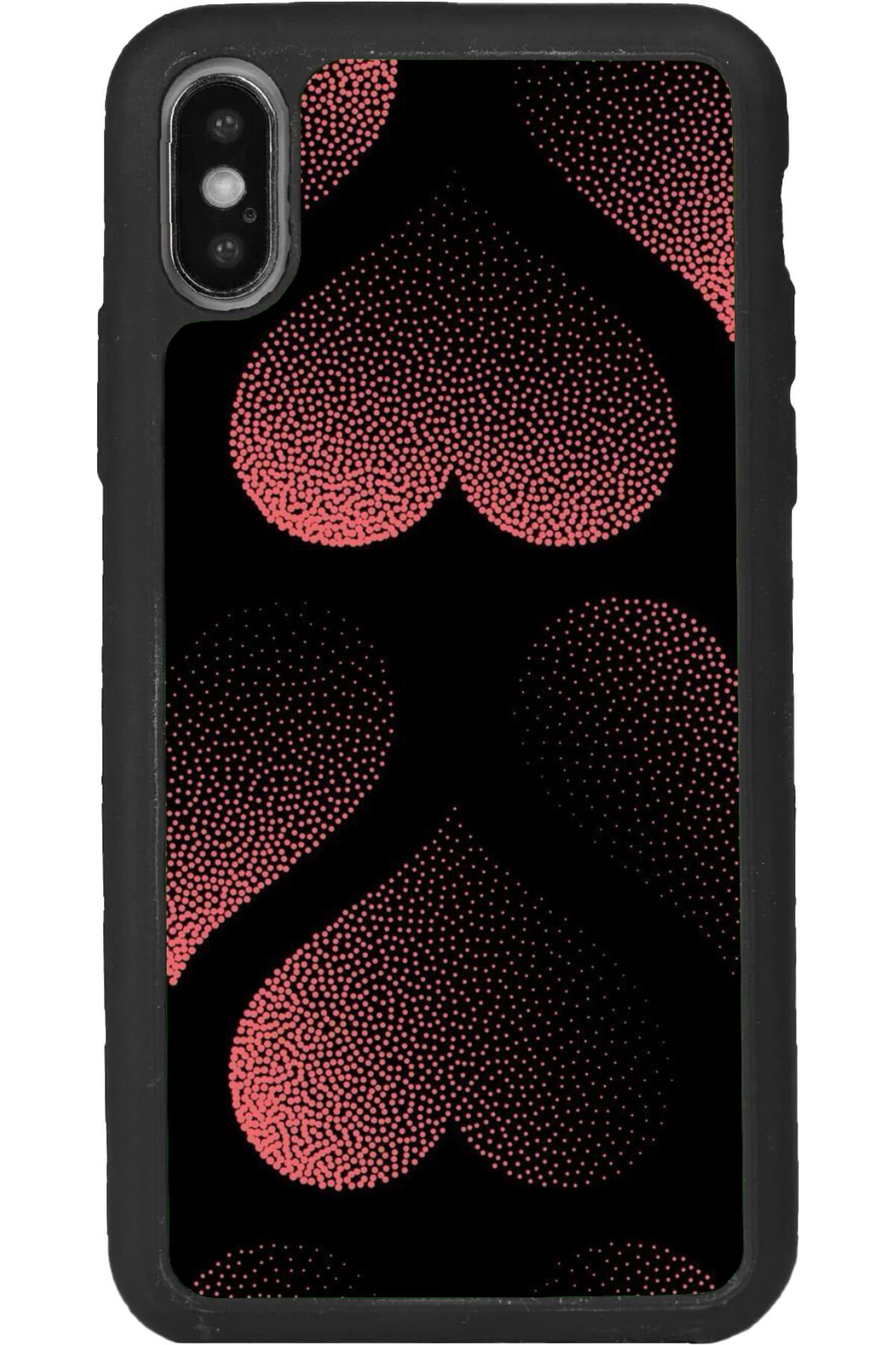 iPhone XS Max Uyumlu Mat Siyah uyumlu Kılıf – Yumuşak Silikon, Koruyucu, Şok Emici Kapak