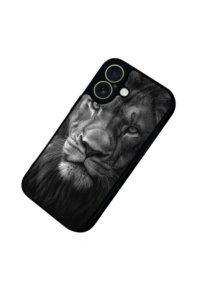 iPhone 17 Uyumlu Aslan Tasarımlı Glossy Premium Kılıf