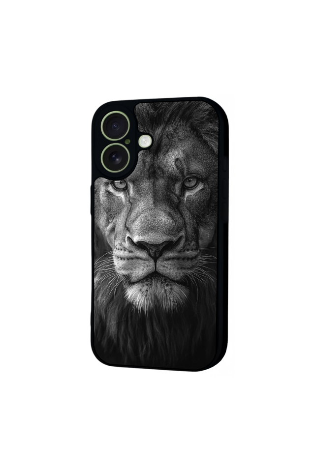 iPhone 17 Uyumlu Aslan Tasarımlı Glossy Premium Kılıf
