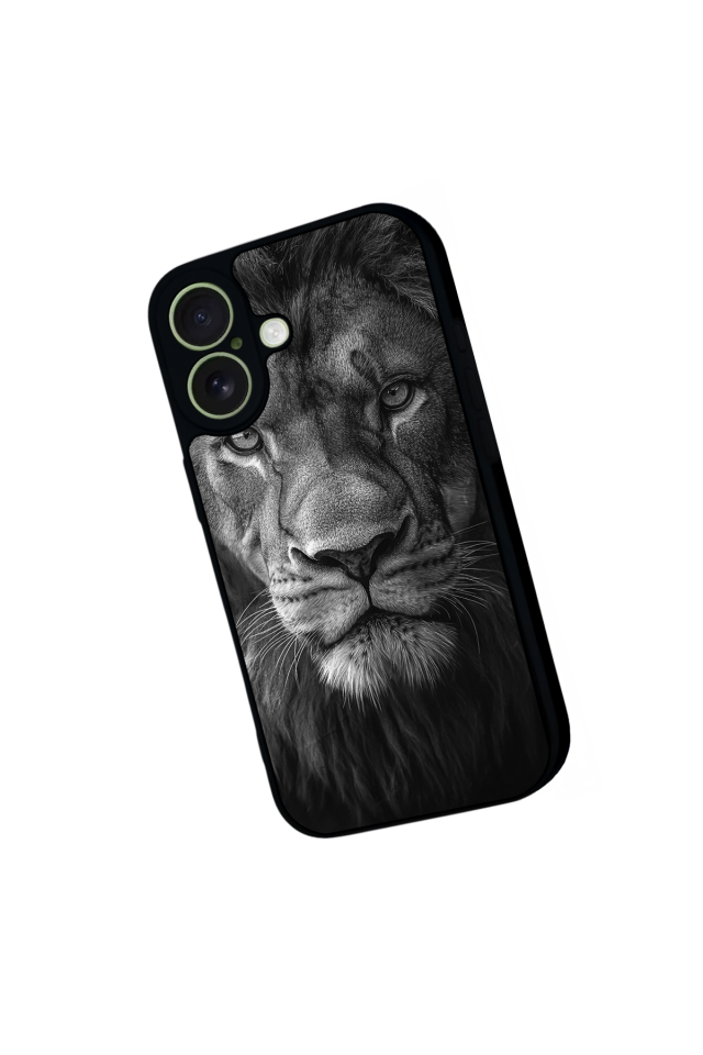 iPhone 17 Uyumlu Aslan Tasarımlı Glossy Premium Kılıf