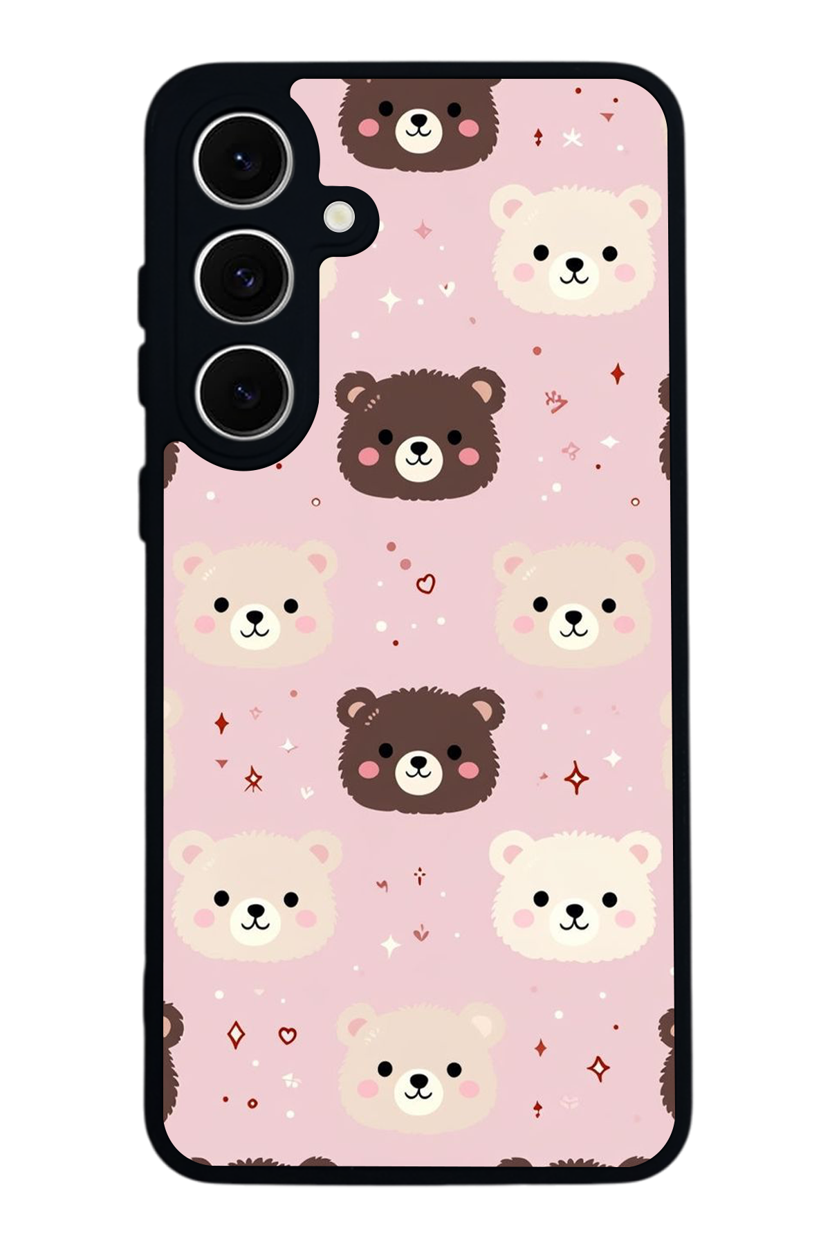 Samsung Galaxy A16 Uyumlu Ayı Tasarımlı Glossy Premium Kılıf