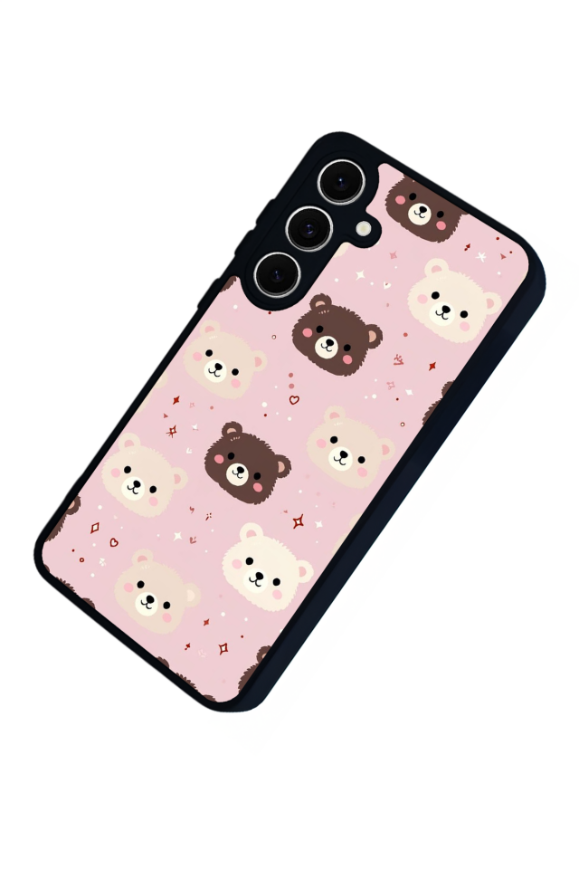 Samsung Galaxy A16 Uyumlu Ayı Tasarımlı Glossy Premium Kılıf