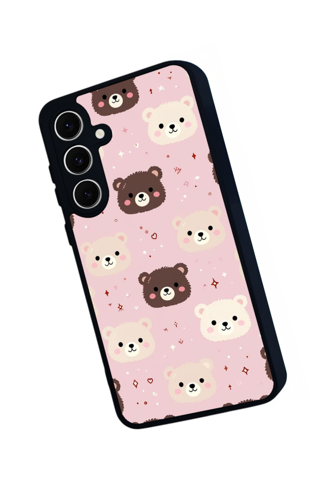 Samsung Galaxy A16 Uyumlu Ayı Tasarımlı Glossy Premium Kılıf