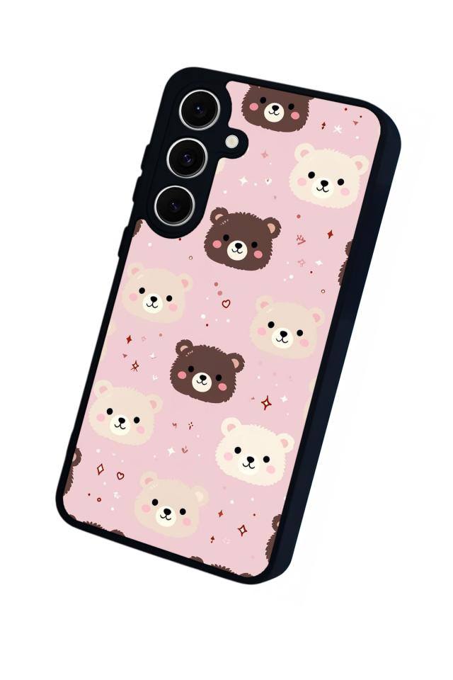 Samsung Galaxy A16 Uyumlu Ayı Tasarımlı Glossy Premium Kılıf