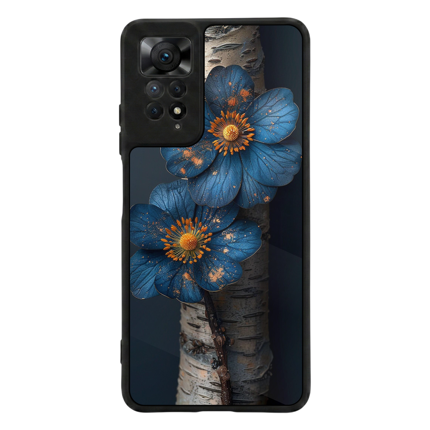 Xiaomi Redmi Note 12 Pro Uyumlu Cicek Tasarımlı Glossy Premium Kılıf