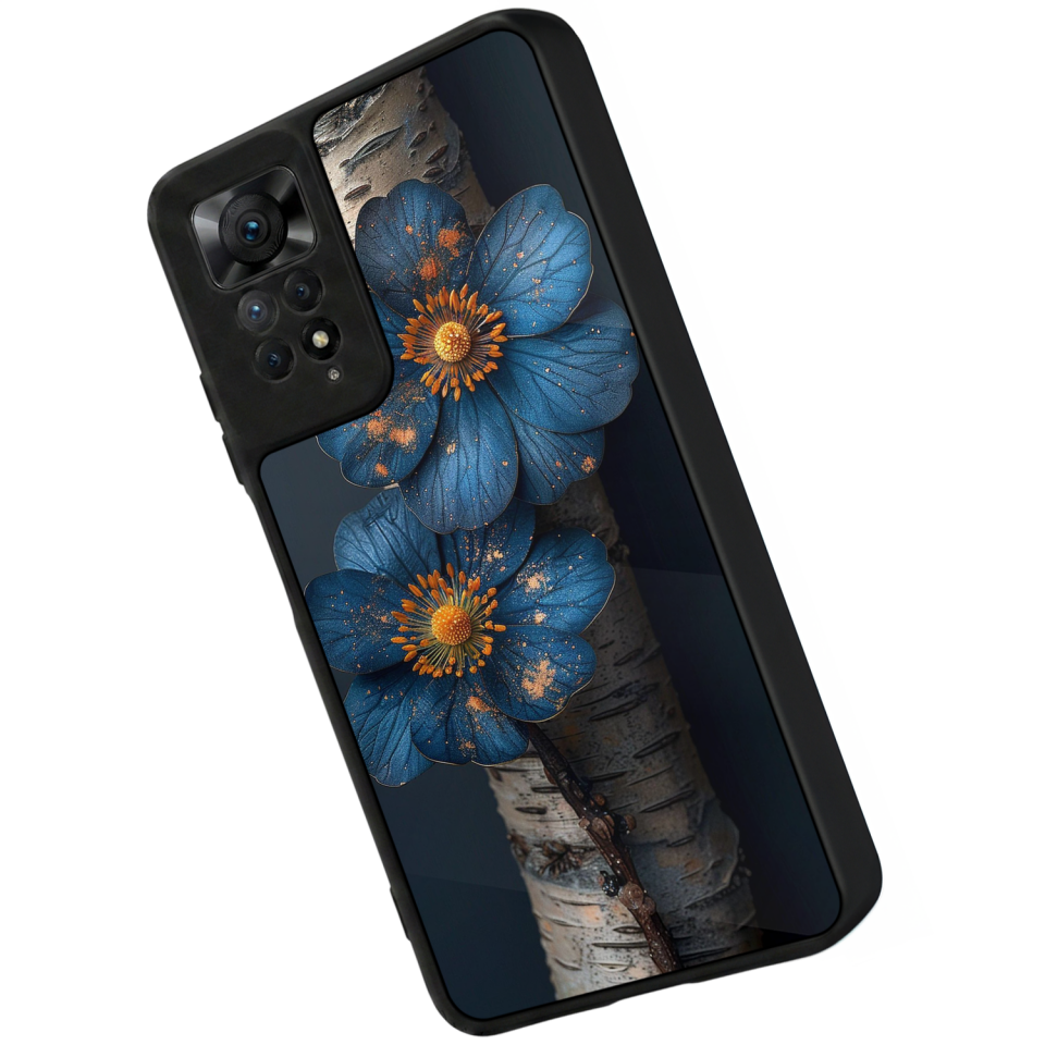 Xiaomi Redmi Note 12 Pro Uyumlu Cicek Tasarımlı Glossy Premium Kılıf