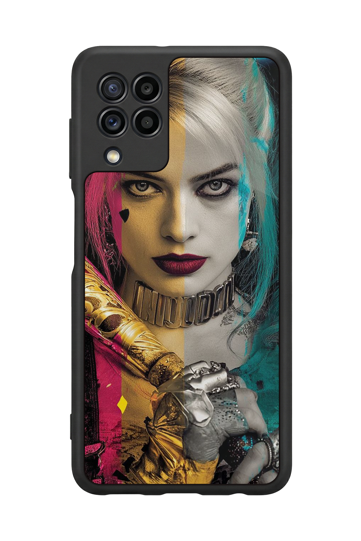 Samsung Galaxy M32 Uyumlu HarleyQueen Tasarımlı Glossy Premium Kılıf