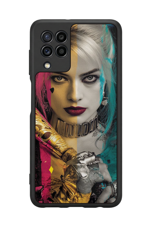 Samsung Galaxy M32 Uyumlu HarleyQueen Tasarımlı Glossy Premium Kılıf